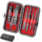 7pcs Pedicure   Manicure Set Nail Clippers Cleaner Cuticle Grooming Kit Case New