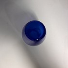 Cobalt Blue Vintage Vase Indiana Glass Illusions Swirl 5 5    Tall  Item 1274 