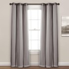Sheer Grommet Curtains W  Insulated Blackout Lining Window Curtain Panels Pair