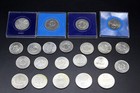 Collection Of 22 Commemorative Coins 5 10 20 Mark Gdr