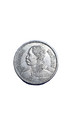 1916 Thailand Large Elephant 1 Baht Silver Coin