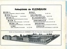 Kleinbahn C 1963 15th Year Catalogue - Vintage Austrian Trains