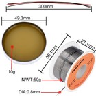Accencyc Solder Core Wire And Rosin Paste Flux Kit Tin Lead Rosin Core Solder Wi