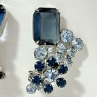 Vintage Juliana Earrings Rhinestones Huge  1960s Costume Jewelry Delizza Elster