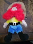 Vintage 1991 Looney Tunes Yosemite Sam 12  Warner Bros  Stuffed Animal Plush Toy