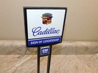  Advertising General Motors Cadillac Car Dealership Desk Top Sign  Repro  Nice 