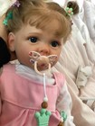 Lifelike Adorable 22  Reborn Baby Dolls Full Body Vinyl Girl Waterproof Toy Gift