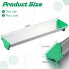 6 Dual Edge Aluminum Emulsion Scoop Coater For Silk Screen Printing Coating T   