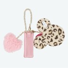 Tokyo Disney Resort Leopard Minnie Mouse Lipstick Case   Mirror Bag Charm
