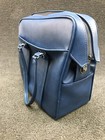 Mid Century Vintage Samsonite Silhouette Blue Overnight Bag Carry-on Luggage