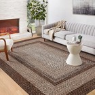 8x10 Modern Large Braided Printed Area Rugs Runner Rug 2x6 Hallway Rug Non Slip