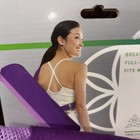 New Gaiam Breathable Yoga Mat Bag Carrier Purple - Fits Mats Up To 26  W X 72  L