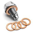 M12x1 5 Magnetic Oil Drain Plug  Stainless Steel Oil Pan Drain Nut Bolt M12  1 5