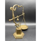 Vintage Brass Apothecary Scale Ornate Details