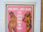    dr No  goldfinger    1966 Original Movie Insert Poster 14   x36    James Bond 007