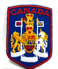 Vintage Canada Coat Of Arms Jacket Patch Badge Canadian Travel Souvenir