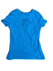 Vintage Aquarius T-shirt Women S Blue Zodiac Horoscope Constellation Astrology
