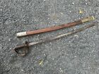Antique Original Old British India French Cavalry Saber Kirich Sword Complete