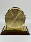 Vintage Chelsea Chatham 4  Brass Quartz Clock Office Desk Mantle Polar Beverages