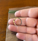 Vintage 1960s Artcarved 14k White Gold Stamped Women s Wedding Band Size 6