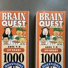 Brain Quest 2nd Grade Decks 1   2 Card Set Ages 7-8 Educational Learning Lot