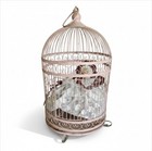 Vintage Large 29    Decorative Metal Birdcage   Victorian Doll Shabby Chic Decor