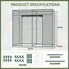 Slsy Mesh Crop Cages Plant Cover From Animal Garden Cage For Vegetable Flower