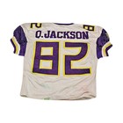 Quincy Jackson Birmingham Thunderbolts 2001 Game Used Away Jersey Size 50 Short