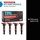 Trq Performance Ignition Coil Set 4 Piece High Temperature Epoxy Ica87514