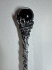 Merlin The Wizard Sorcerer Twisted Vines Staff Cane W gray Matter Orb 35   