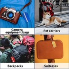 12 Pack Aluminum Luggage Tags Set With Name Id Card For Travel Luggage Baggage