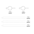 Dental Orthodontic Wire Preformed Kobayashi Ligature Wires Ties Long Short Twist