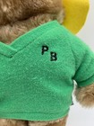 Vintage 14    Plush Paddington Bear With Tags Eden Toys Co  Peru Hat Golf Bag