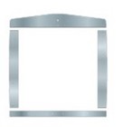 Kenworth T800 Replacement Surround Frame 4 Pieces 1995-newer Premium Quality Ss
