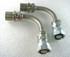 Pair Of Anelva 90   Angle Helium Splitter Manifold 5400-s5-8 To 5400-s2-8 For Cti