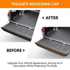 Tailgate Cap Pad Flexible Flex Step Molding Trim W release Button
