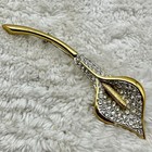 Calla Lily Brooch Long Stem Flower Pin Large 3 75 