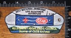 2017 National Scout Jamboree Allegheny Highlands Council Pocket Knife Csp Patch