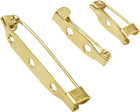 150pcs Metal Bar Pins Brooch Back Pin Safety Clasp For Name Tags Jewelry Making
