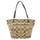 Coach F14658 Signature Canvas Beige  ae Gy18 Women s