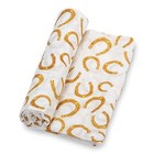  Baby Blankets  100  Muslin Cotton Swaddle Blanket For Boys  Large 47 X 47 