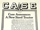 Vintage 1916 Ji Case Small Sign   case Announces A New Sized Tractor  9-18 5x11 