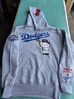 Los Angeles Dodgers Hello Kitty  Gray Hoodie