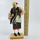 Vintage Handmade Romania Folk Art Doll Arta Crisana 8 5 In Traditional Souvenir