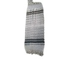 1970s Guatemala Hand Woven Shawl Scarf Wrap Ikat Weave Ecuador Bird Roadrunner