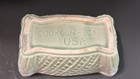 Vintage Cookson Pottery Planter 626 Usa Basketweave Mint Green Drip Glaze 1950s