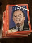 Lot Of 27 Vintage Time Magazines From The 1950   s-1970   s