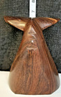 Whale Tail Decor--6 Inch Tall Mahogany--hand Made--solid Wood