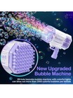 69 Hole Magic Rocket Launcher Led Lights Bubble Blower Gun Bazooka Machine Toy