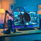 Condenser Microphone pc Computer Podcast Usb Condenser Microphone Cardioid Metal